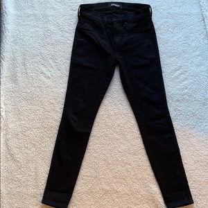 Black Express Mid Rise Jegging
